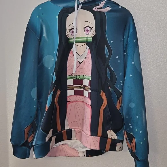 Demon Slayer Nezuko Anime Hoodies 3D Casual Pullover Sweatshirts youth XL - Picture 4 of 6